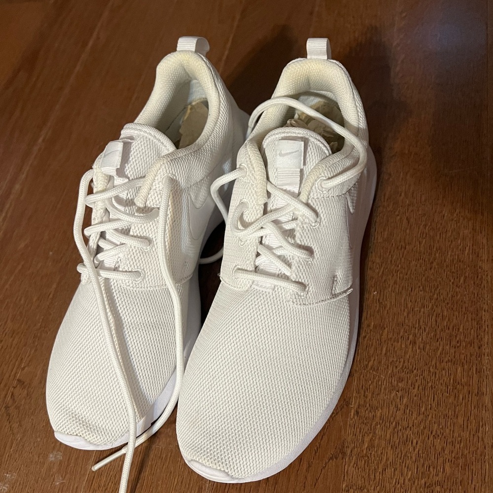 White Nike sneakers